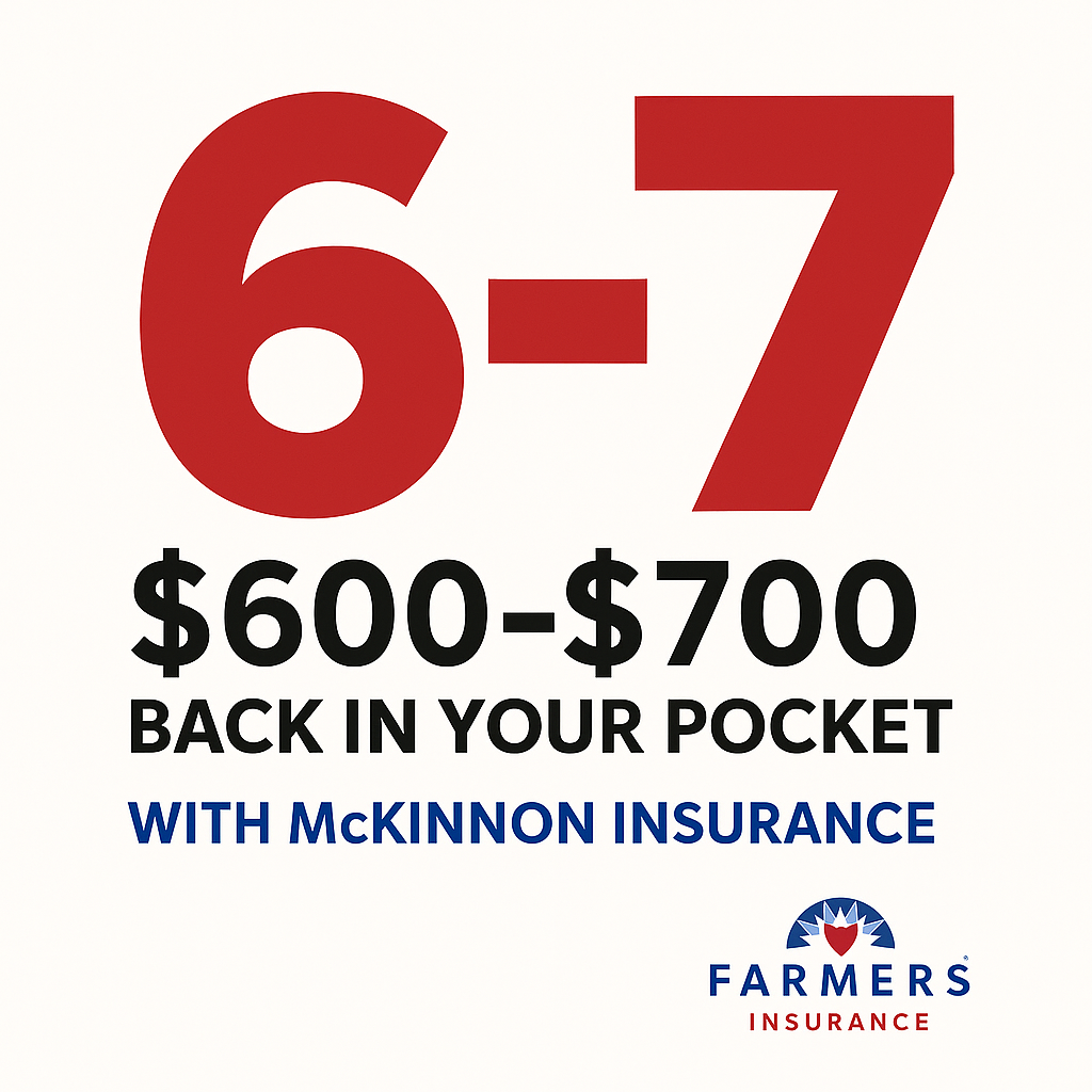 How Bundling Your Insurance Can Put $600–$700 Back in Your Pocket  (The “6–7” Secret)